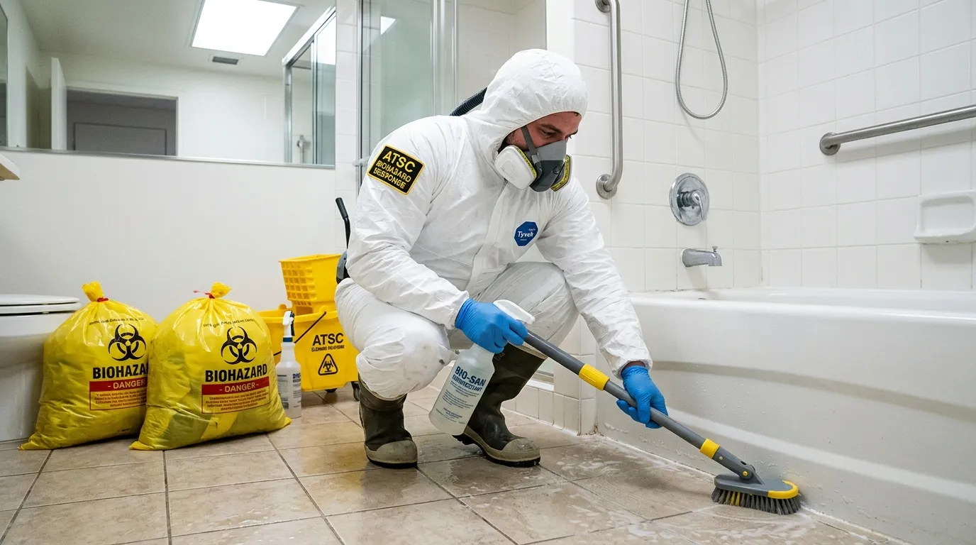 Decontamination equipment deployed for Blood Cleanup in Bel Air